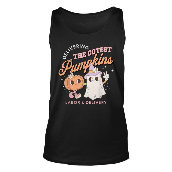 Delivering The Cutest Pumpkins Labor & Delivery Halloween Tank Top
