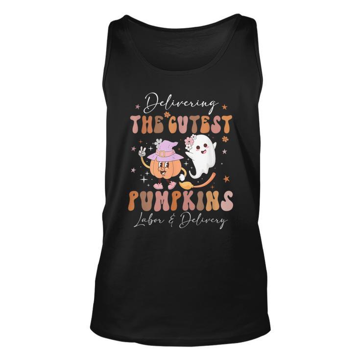 Delivering The Cutest Pumpkins Labor & Delivery Halloween Tank Top