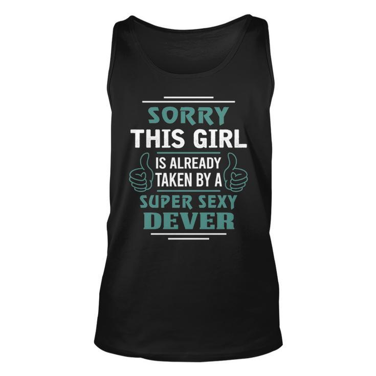 Dever Name Gift This Girl Is Already Taken By A Super Sexy Dever V2 Unisex Tank Top