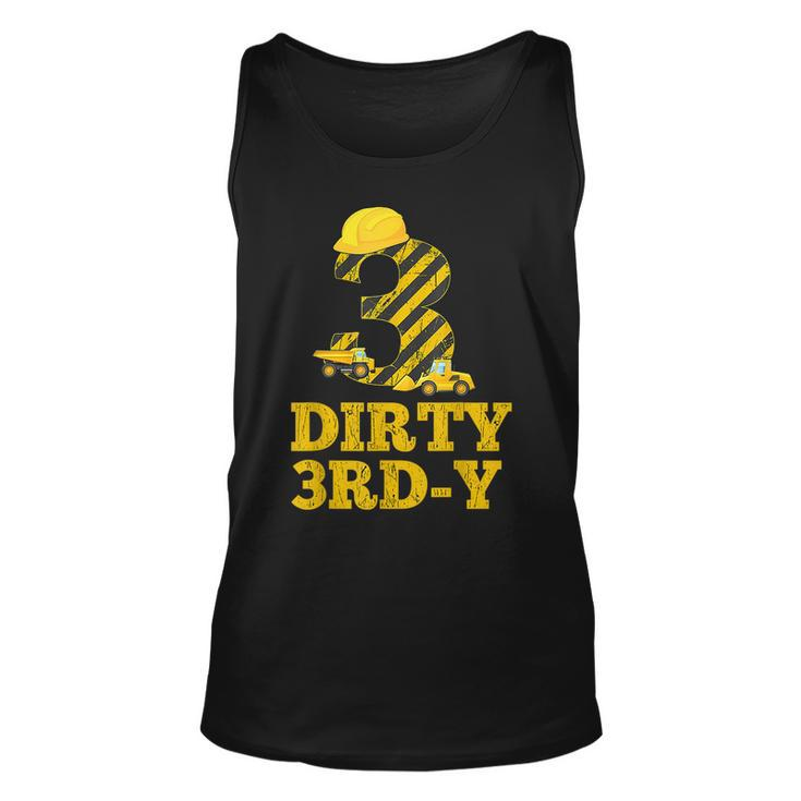 Dirty 3Rd-Y Birthday Party Construction Boy 3Rd Bday Tank Top