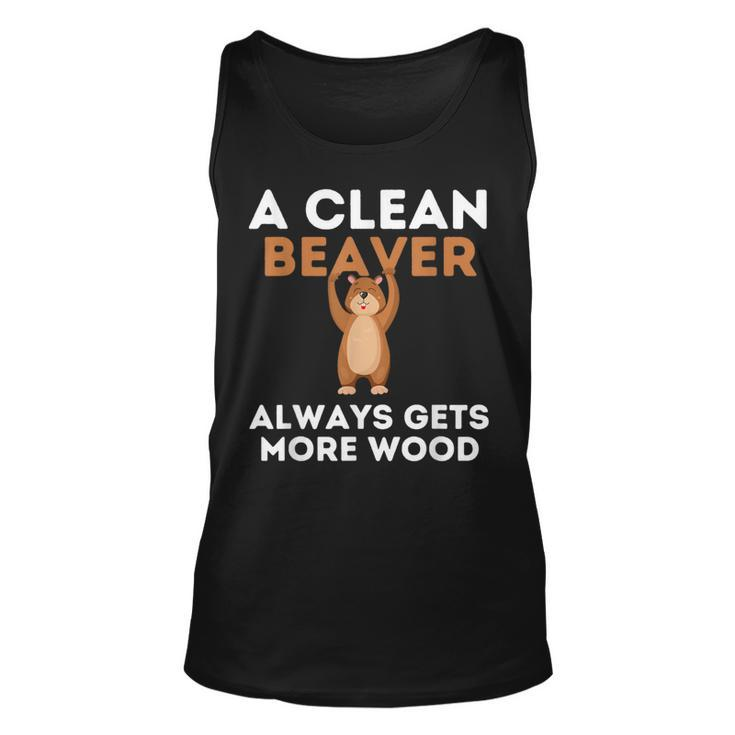 Dirty Adult Clean Beaver Wood Tank Top