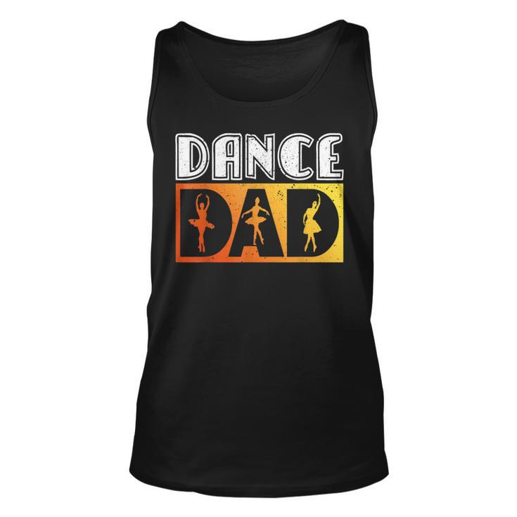 Distressed Dance Dad Ballet Vintage Retro For Mens Unisex Tank Top