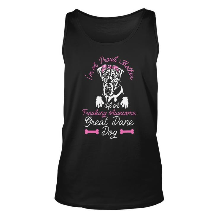 Dog Breed Mom Dog Owner Great Dane Mom Unisex Tank Top