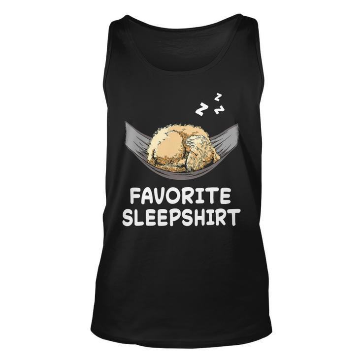 Dog Goldendoodle Dogs Nap Sleeping Sleep Pajama Nightgown Unisex Tank Top
