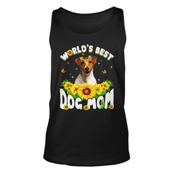 Dog Jack Russell Worlds Best Jack Russell Terrier Dog Mom Funny Mothers Day Unisex Tank Top