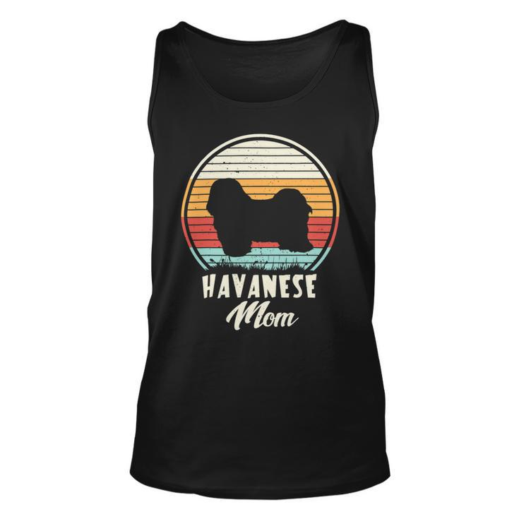 Dogs Vintage Havanese Mom Dog Cute Funny Mother Gift Unisex Tank Top