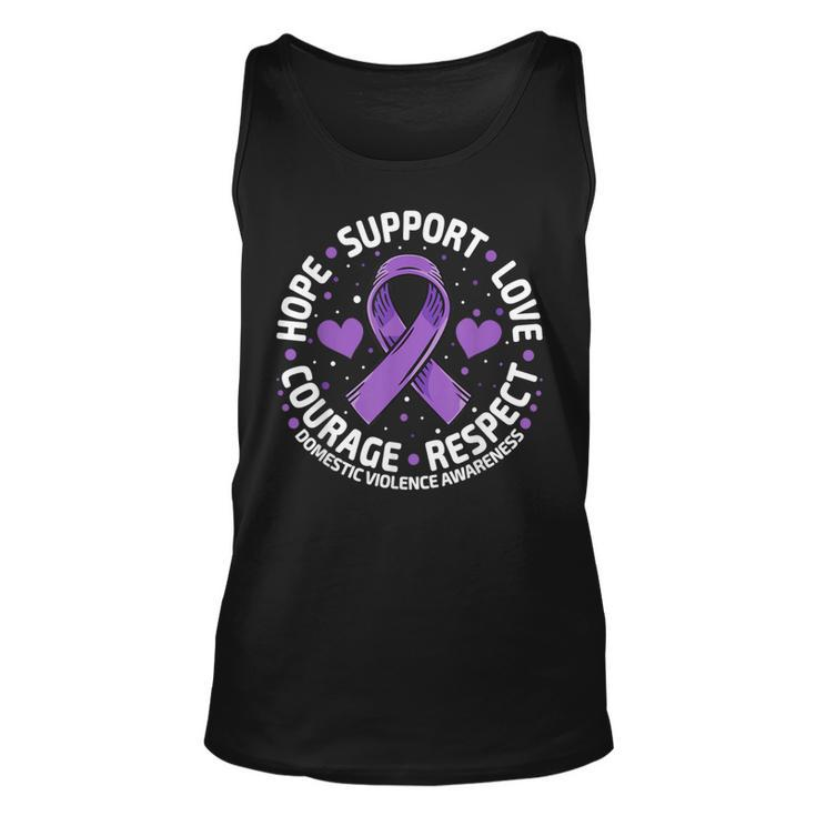 Domestic Violence Awareness Love Support Domestic Violence Tank Top