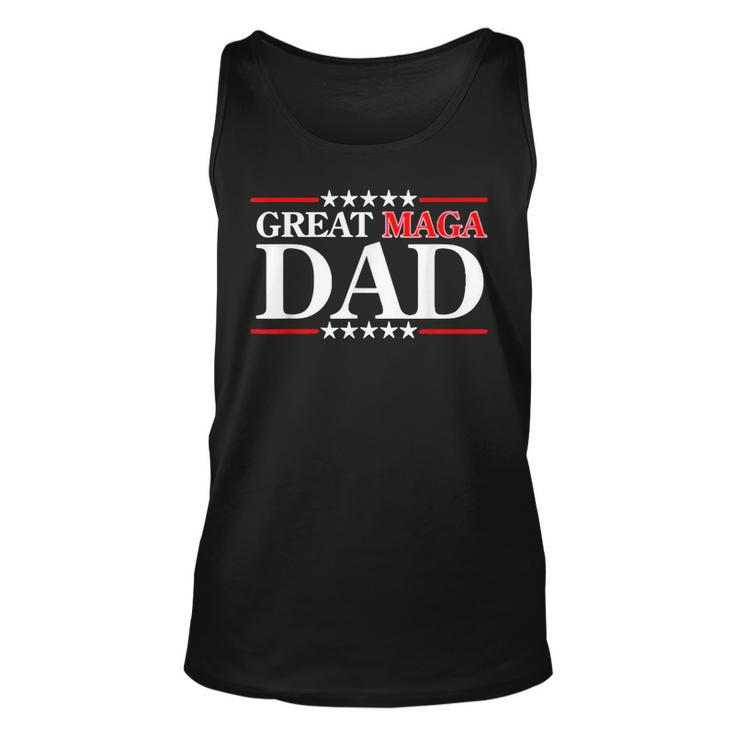 Donald Trump Jr Fathers Day Great Maga Dad  Unisex Tank Top