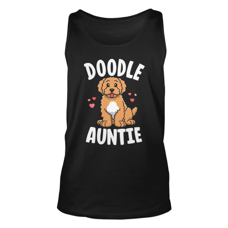 Doodle Auntie Goldendoodle Shirts Women Kawaii Dog Aunt Unisex Tank Top