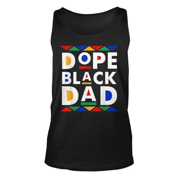 Dope Black Dad Junenth Black History Month Pride Fathers Pride Month  Tank Top