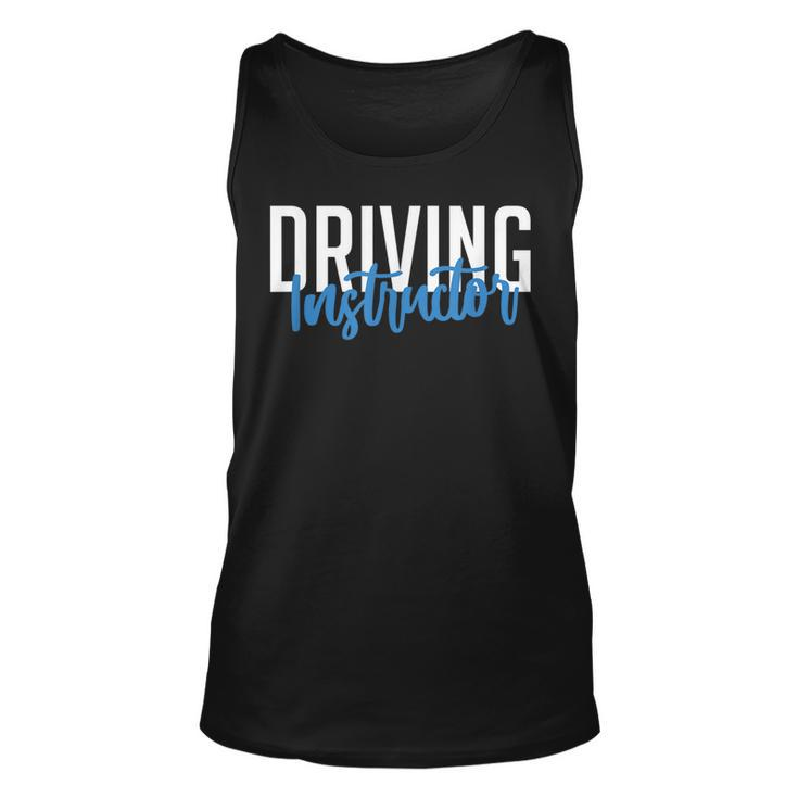 Driving Instructor Car Driver Brakes Parking Exam Driver Tank Top