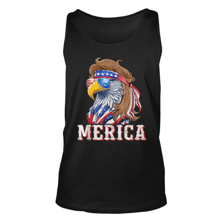 Eagle Mullet 4Th Of July Usa American Flag Merica Mullet Tank Top