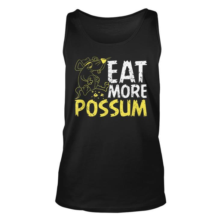 Eat More Possum Funny Trailer Park Redneck Hillbilly  Unisex Tank Top