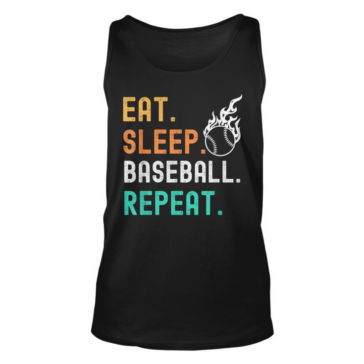 Eat Sleep Baseball Repeat  Tank Top