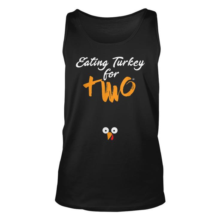 Eating Turkey For Two Maternity  Design Unisex Tank Top