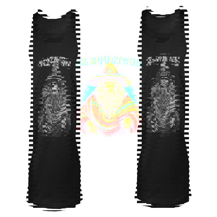 El Squatcho Poncho – Western Bigfoot Sasquatch Tank Top