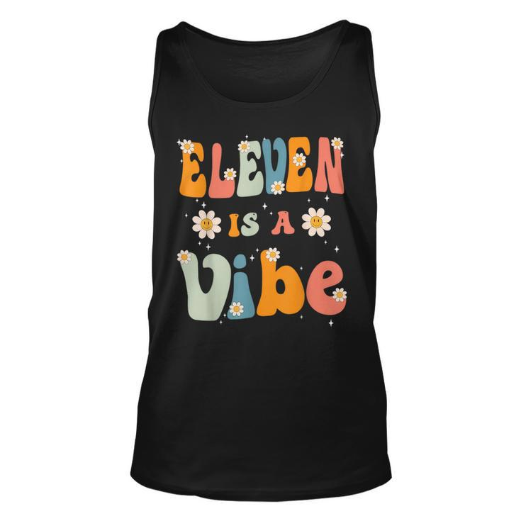 Eleven Is A Vibe 11Th Birthday Party 11 Eleven Year Old Kids  Unisex Tank Top