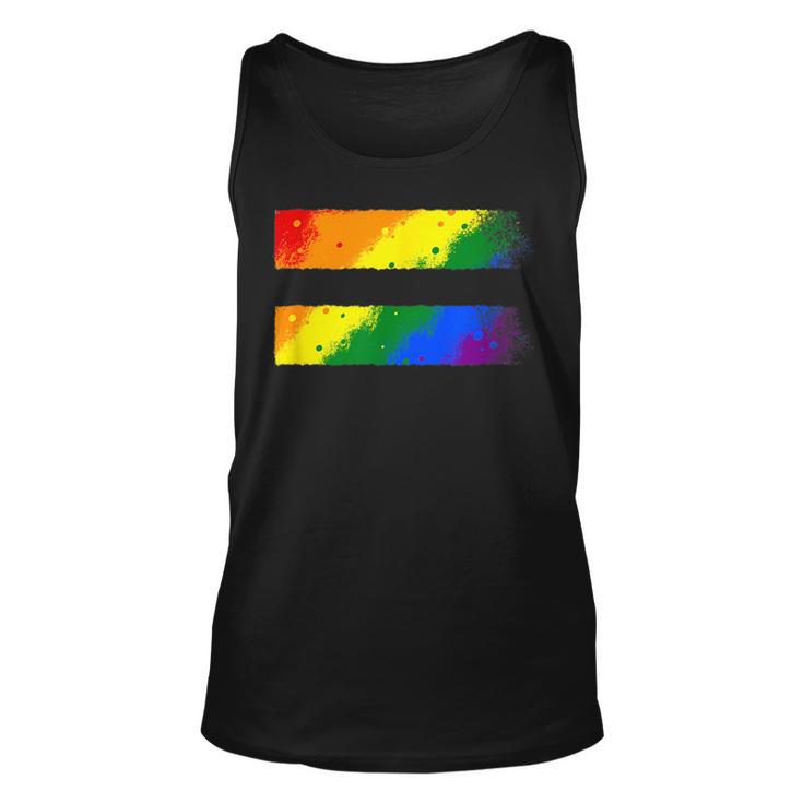 Equality Lgbt Pride Awareness For Gay & Lesbian Equal Sign  Unisex Tank Top