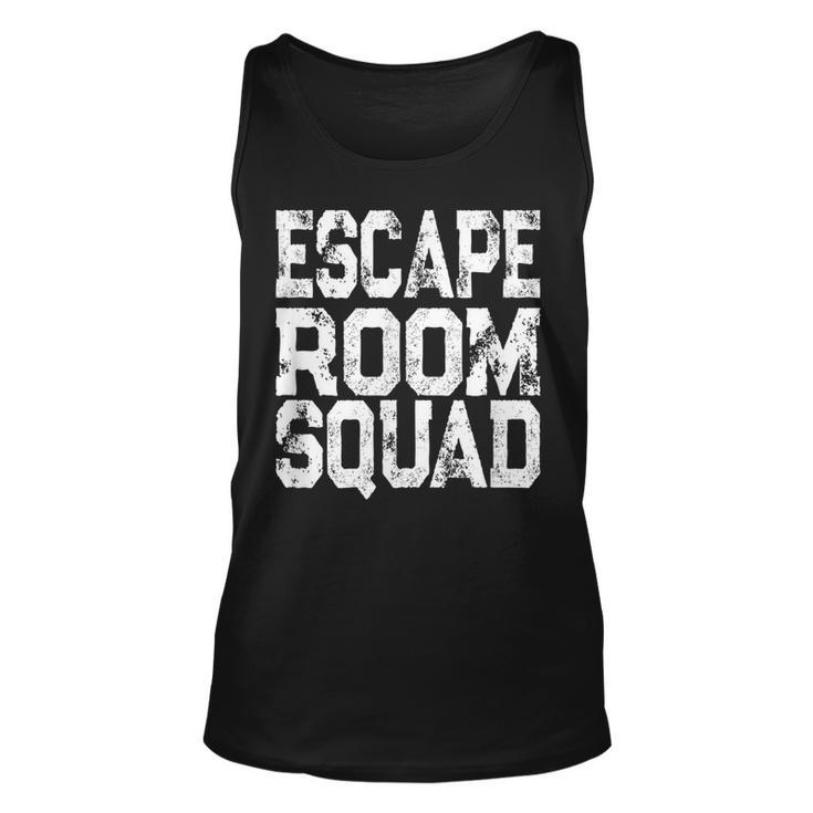 Escape Room Squad  Matching Escape Room Group Unisex Tank Top
