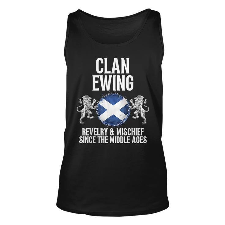 Ewing Clan Scottish Family Name Scotland Heraldry Unisex Tank Top