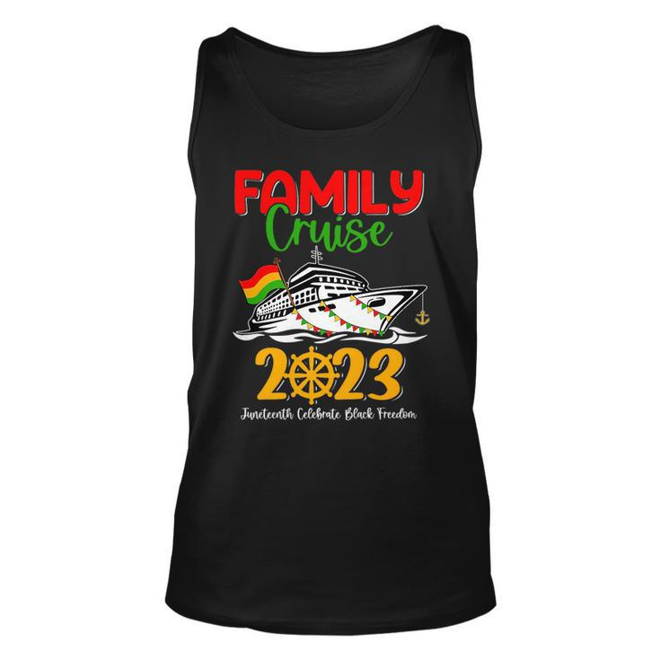 Family Cruise 2023 Junenth Celebrate Black Freedom 1865   Unisex Tank Top