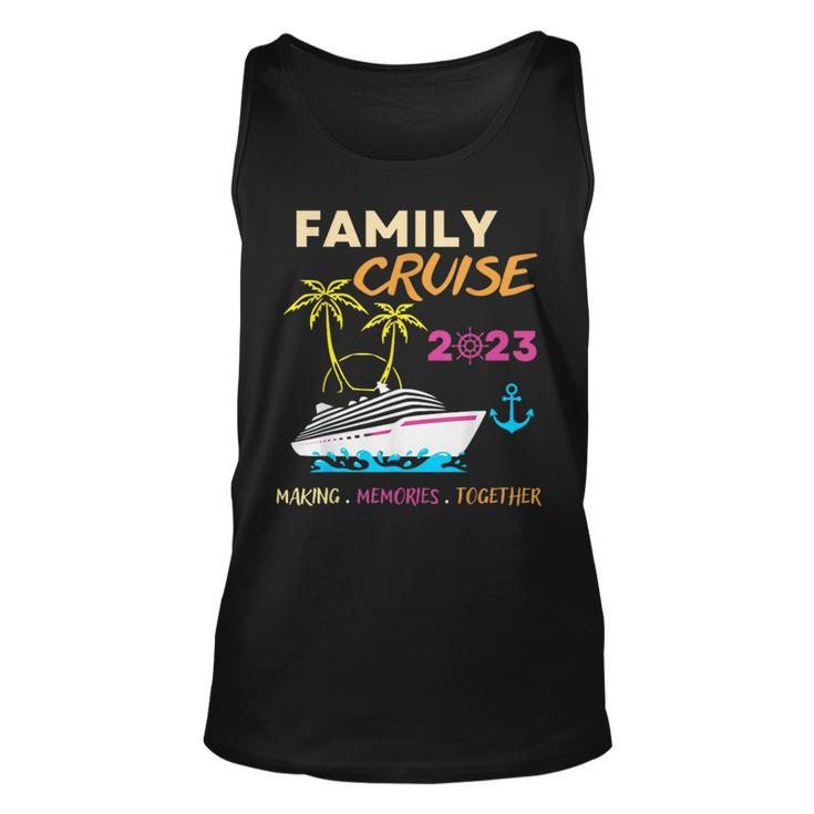Family Cruise 2023 Making Memories Summer Matching Vacation Tank Top
