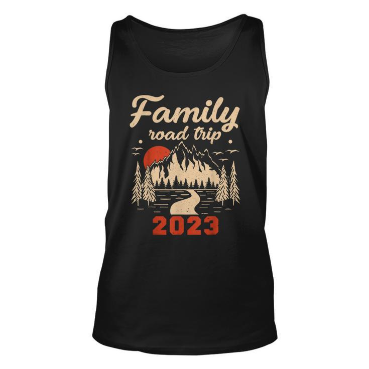 Family Road Trip 2023 Camping Crew Vacation Holiday Trip Vacation Tank Top
