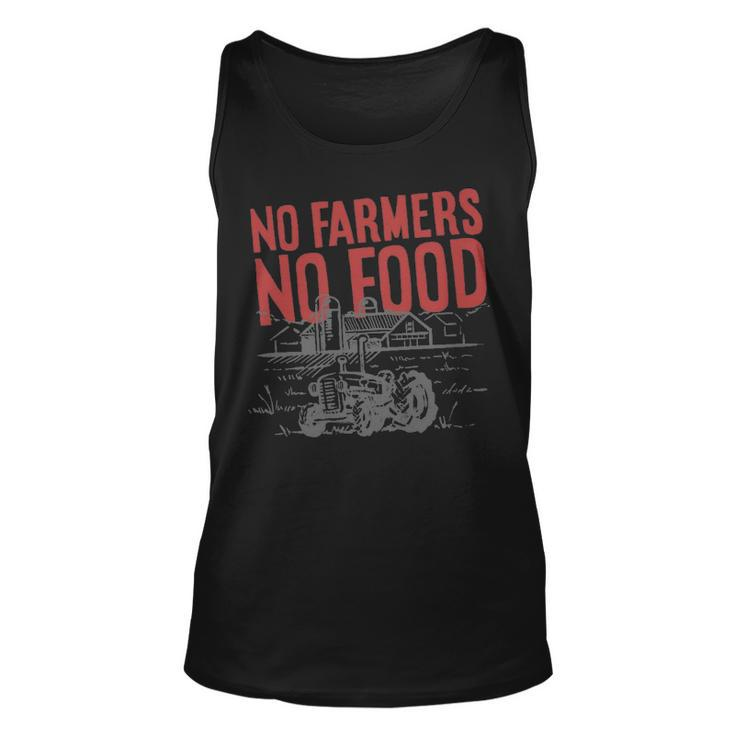 Farmer  No Farmer No Food  - Farmer  No Farmer No Food  Unisex Tank Top