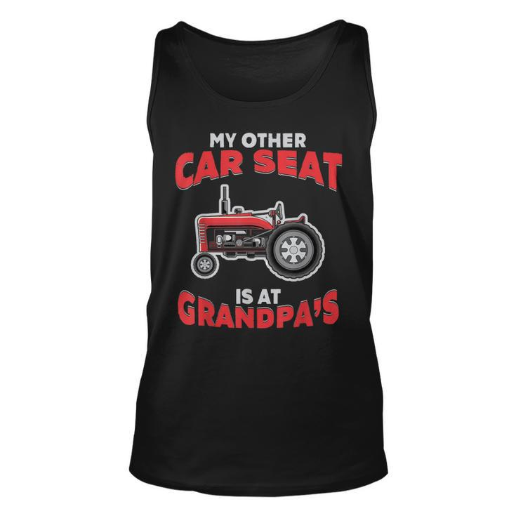 Farming My Other Car Seat Is At Tractor Grandpa Farmer Tank Top