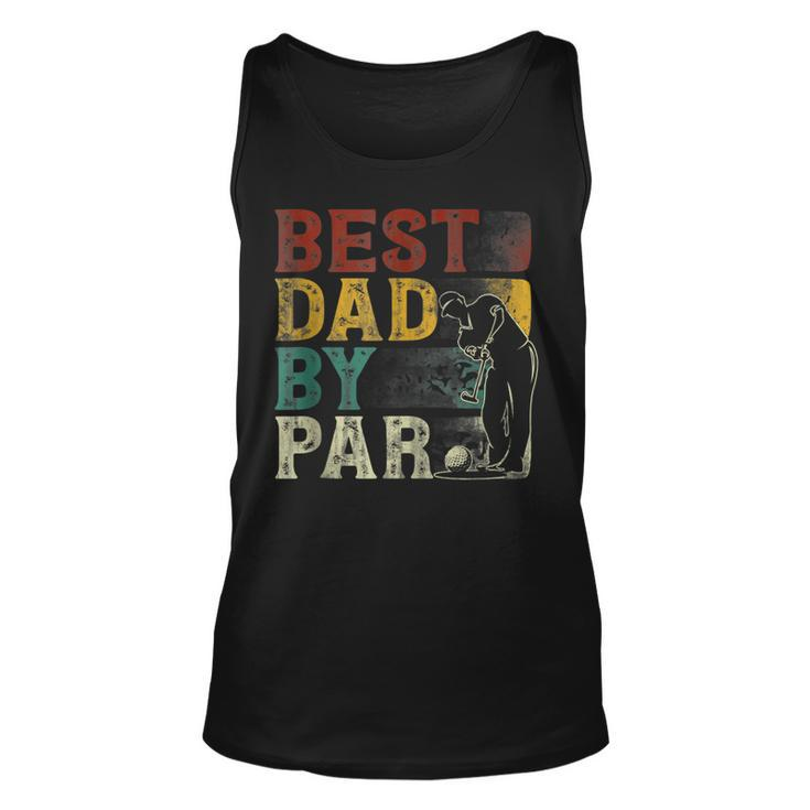 Fathers Day Best Poppy By Par Golf For Dad Grandpa Unisex Tank Top