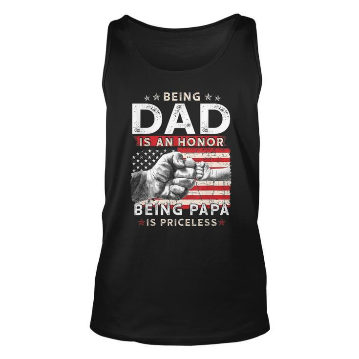 Fathers Day  For Dad An Honor Being Papa Is Priceless  Unisex Tank Top