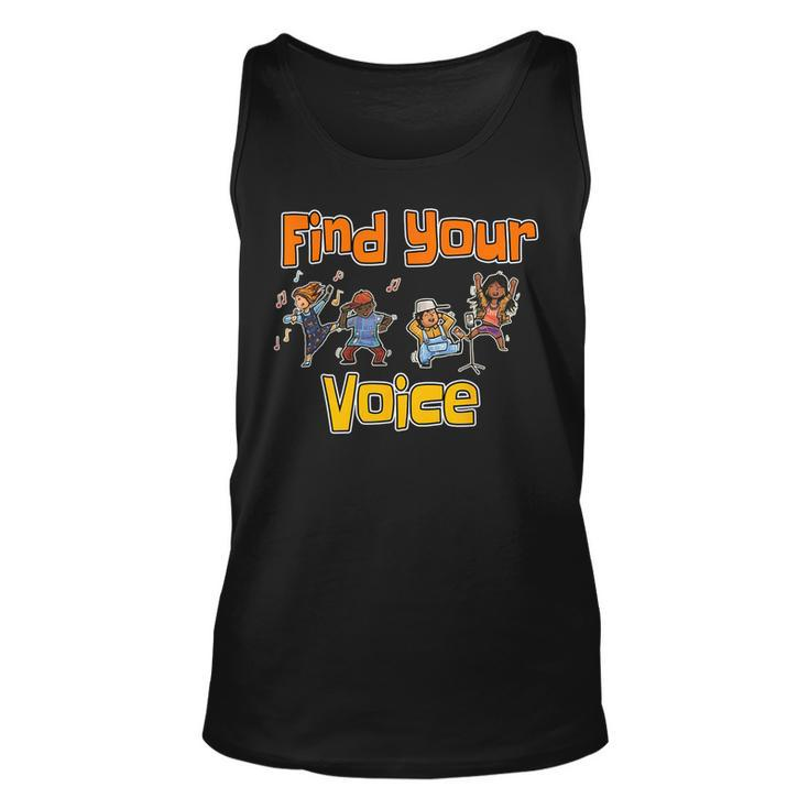 Find Your Voice Summer Reading Program 2023 Library Books  Unisex Tank Top