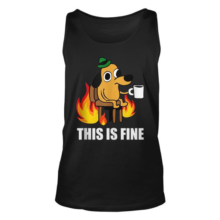 This Is Fine Dog Internet Meme Burning San Francisco Shirt