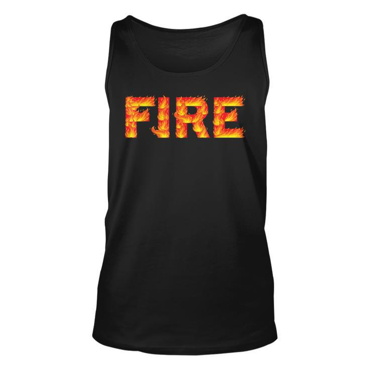 Fire And Ice Last Minute Halloween Matching Couple Costume Tank Top