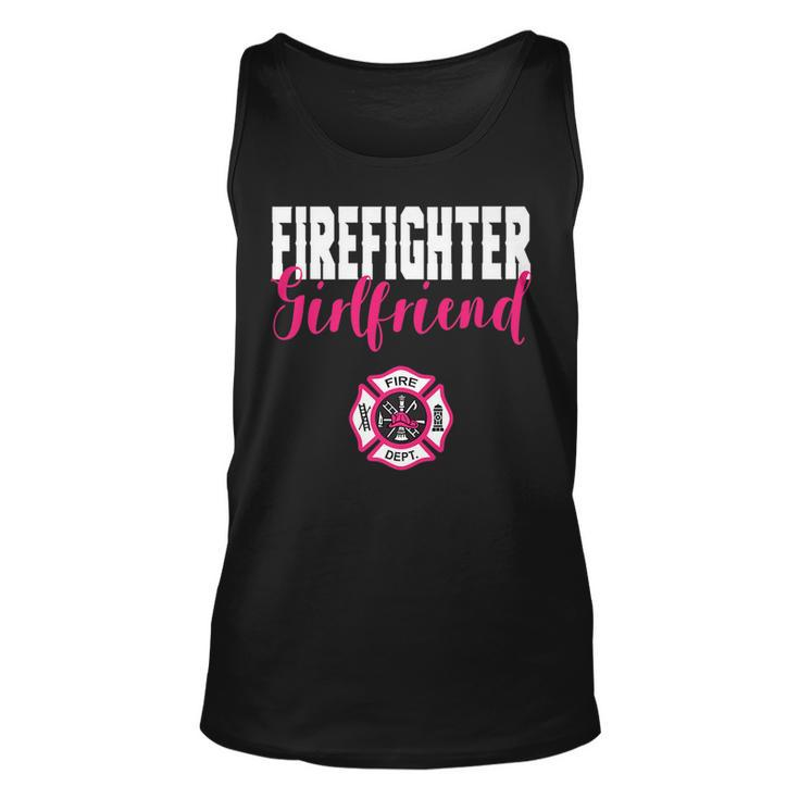 Firefighter Girlfriend  For Support Of Your Fireman Unisex Tank Top