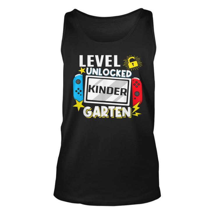 First Day Of Kindergarten Level Unlocked Game Back To School Tank Top