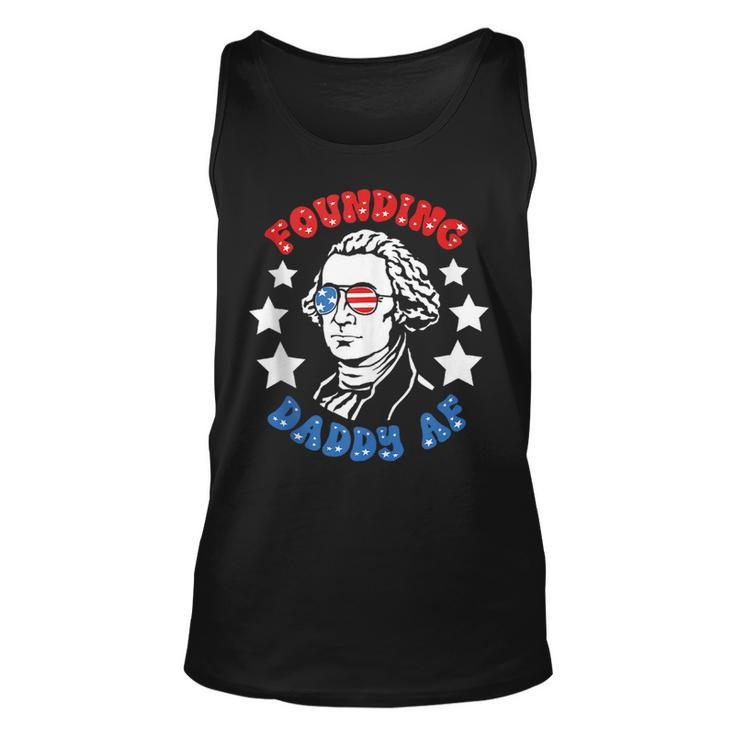 Founding Daddy Af Funny Father Day  Unisex Tank Top
