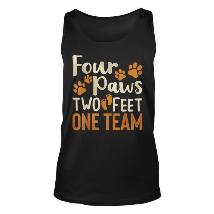 Four Paws Two Feet One Team Dog Trainer Training Tank Top