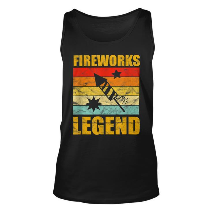 Fourth Of July Fireworks Legend Funny Independence Day 1776 Unisex Tank Top