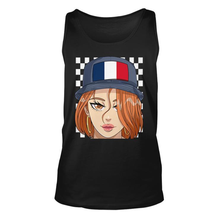 France Flag Bucket Hat French Girl European Pride   Unisex Tank Top