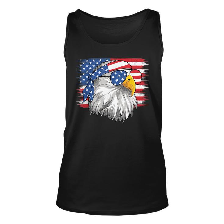 Funny 4Th Of July American Flag Patriotic Eagle Usa  Unisex Tank Top