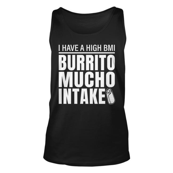 Funny Bmi Burrito Mucho Intake Unisex Tank Top