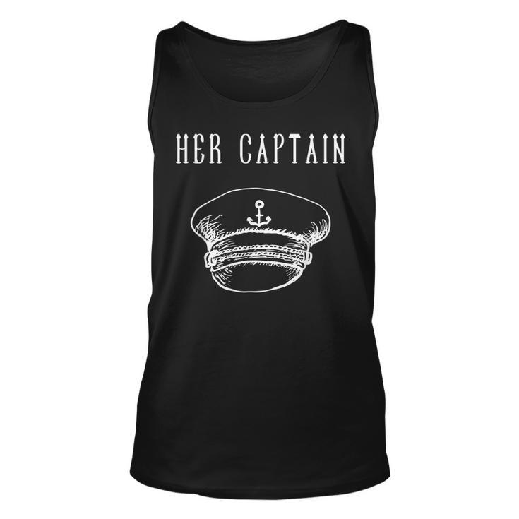 Funny Cruise Her Captain Couple Gift Cruise Funny Gifts Unisex Tank Top