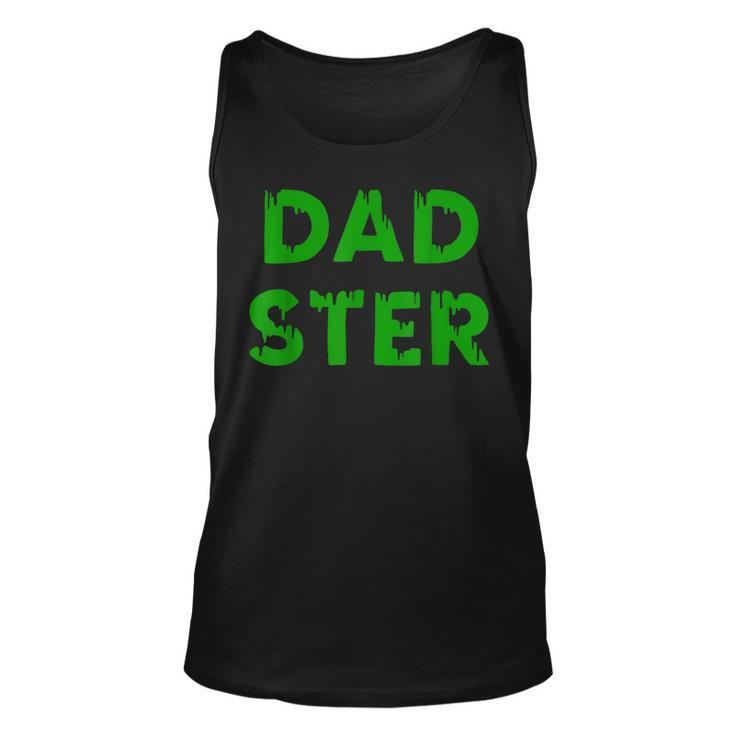 Funny Dadster  Halloween Scary Dad Monster  Unisex Tank Top
