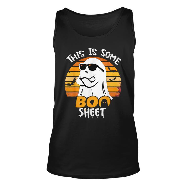 Ghost This Is Some Boo Sheet Horror Halloween Costume Tank Top