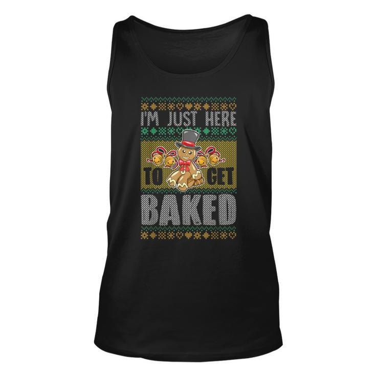 Gingerbread To Get Baked Ugly Christmas Sweaters Tank Top