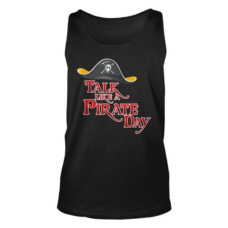 International Pirate Day Costume Talk Like A Pirate Tank Top