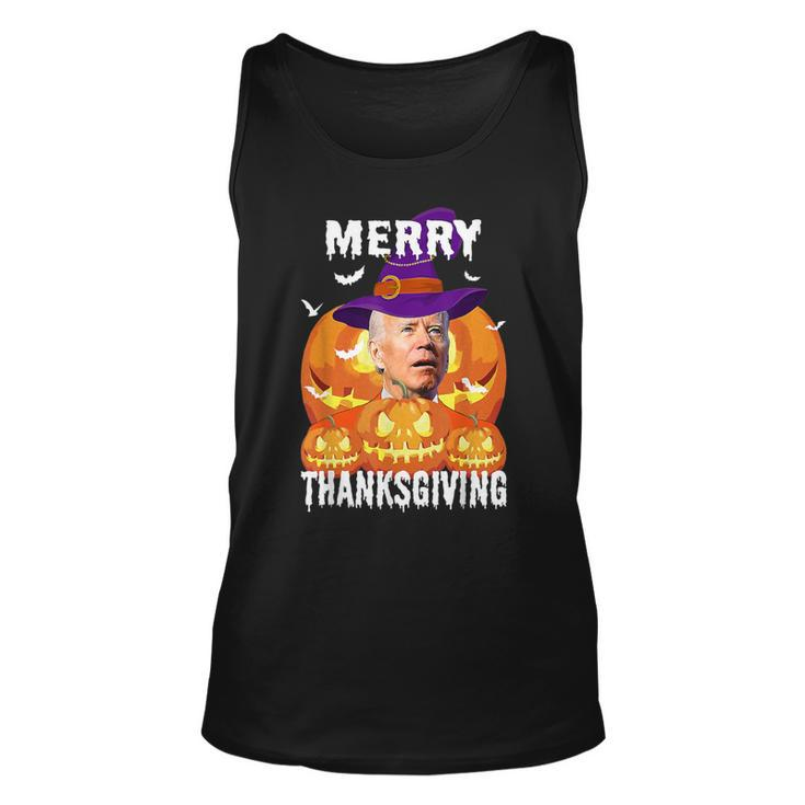 Joe Biden Confused Merry Thanksgiving For Halloween Tank Top