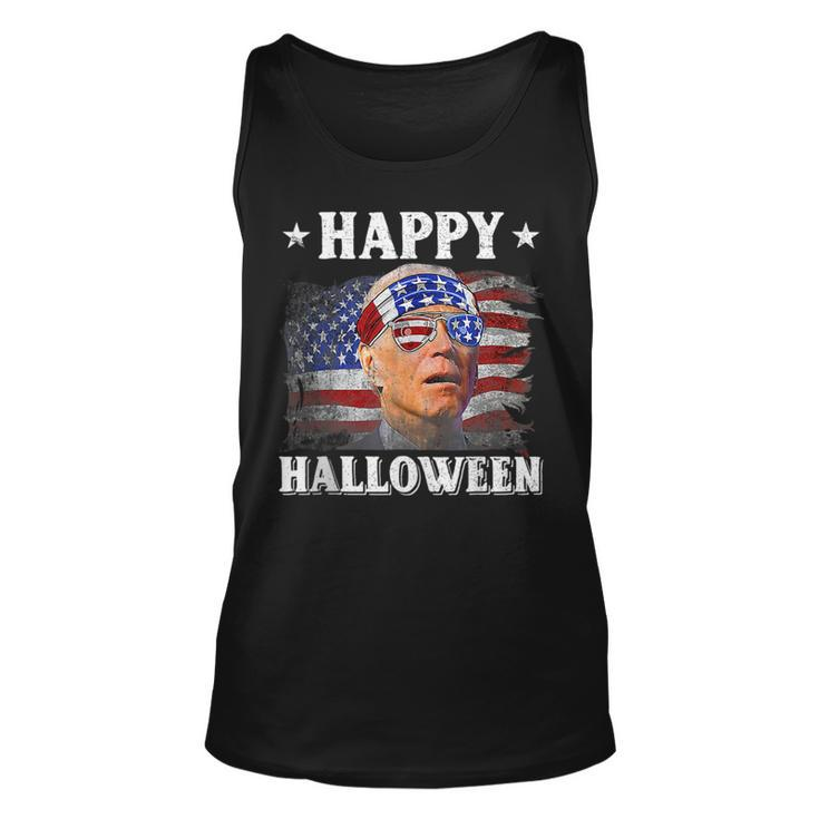 Funny Joe Biden Happy Halloween Confused 4Th Of July 2023  Unisex Tank Top