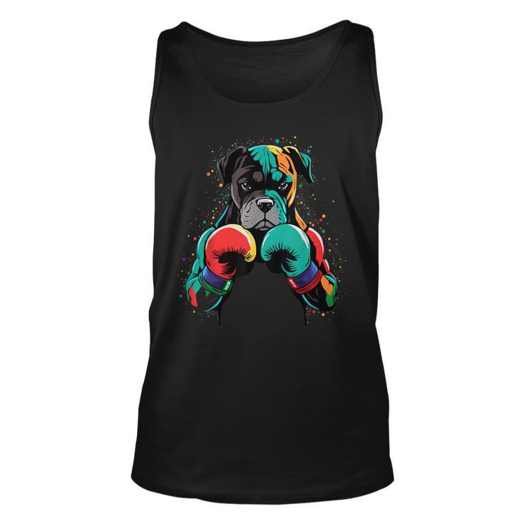 Kickboxing Or Boxing Boxer Dog Tank Top